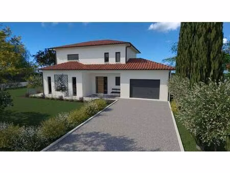 terrain avec maison neuve à vendre