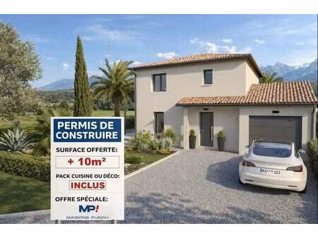 terrain avec maison neuve à vendre