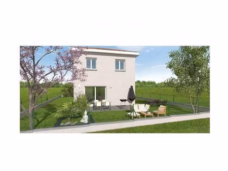 terrain avec maison neuve à vendre