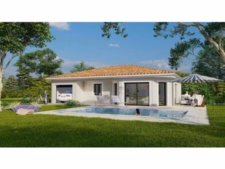 terrain avec maison neuve à vendre