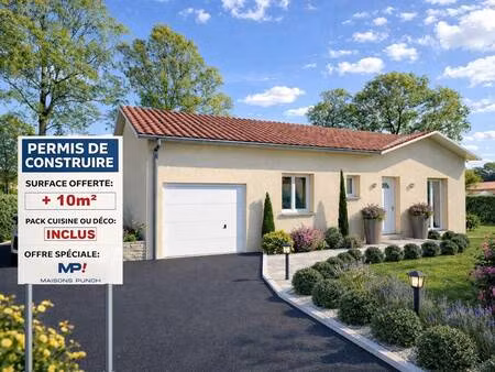 terrain avec maison neuve à vendre