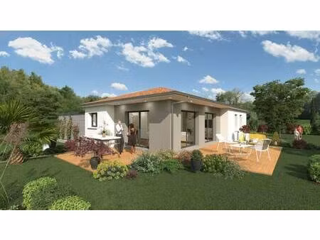 terrain avec maison neuve à vendre