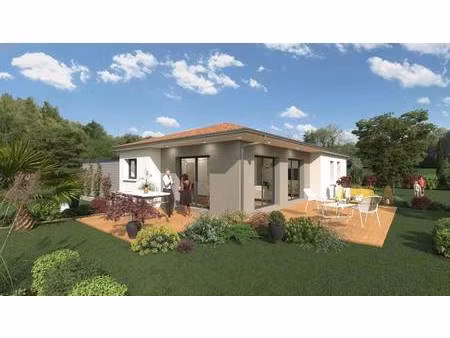terrain avec maison neuve à vendre