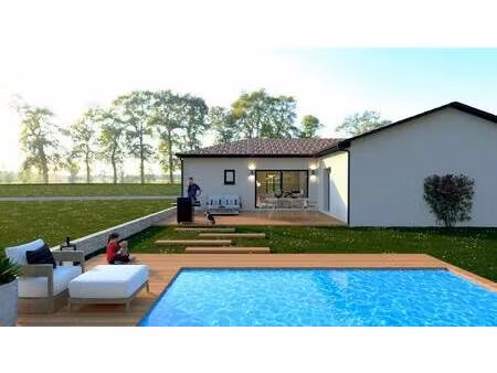 terrain avec maison neuve à vendre