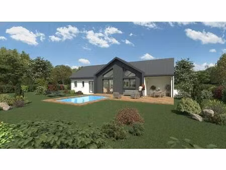 terrain avec maison neuve à vendre