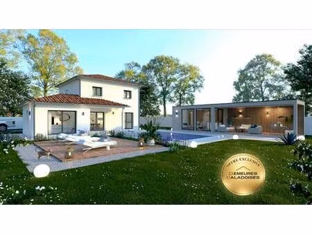 terrain avec maison neuve à vendre