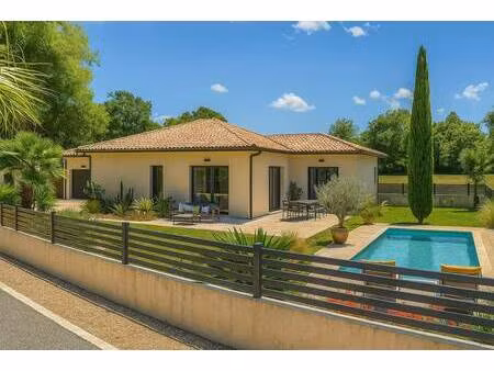 terrain avec maison neuve à vendre