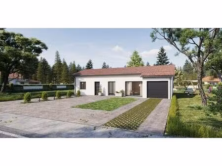 terrain avec maison neuve à vendre