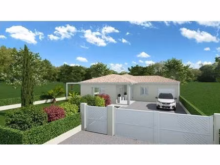 terrain avec maison neuve à vendre