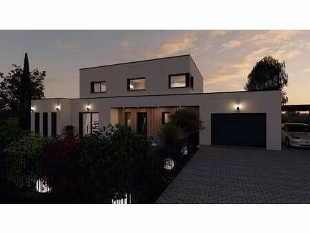 terrain avec maison neuve à vendre