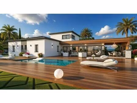 terrain avec maison neuve à vendre