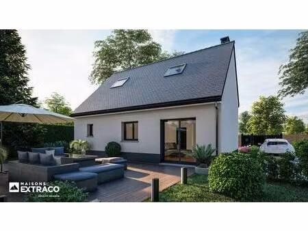 terrain avec maison neuve à vendre