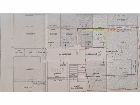 vente appartement 2 pièces 55 m² à cluses (74300)  69 000 €