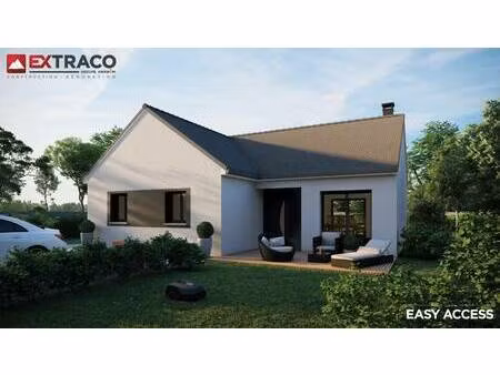 terrain avec maison neuve à vendre