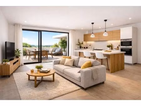 3 pieces lumineux en etage avec terrasse