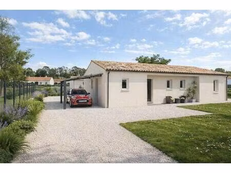 terrain avec maison neuve à vendre