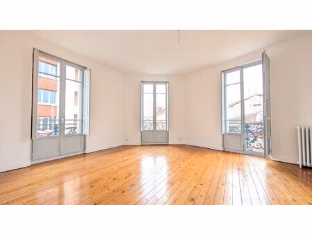 exclusivité - toulouse - les chalets - superbe appartement 116m2 de caractère - dernier ét