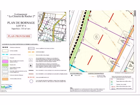 vente terrain 533 m² à soulgé-sur-ouette (53210)  42 000 €