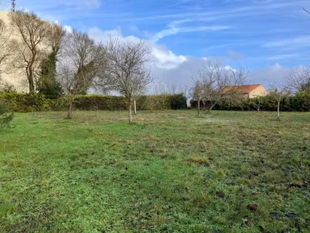 vente terrain 1500 m² à saint-jean-d'angély (17400)  60 000 €