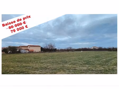 vente terrain 1832 m² à champdieu (42600)  79 000 €