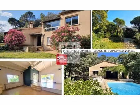 maison 5 chambres avec grand terrain