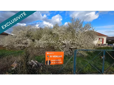 vente terrain 2282 m² à verdun (55100)  85 000 €