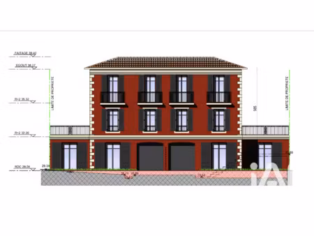 vente terrain à bâtir 235 m²