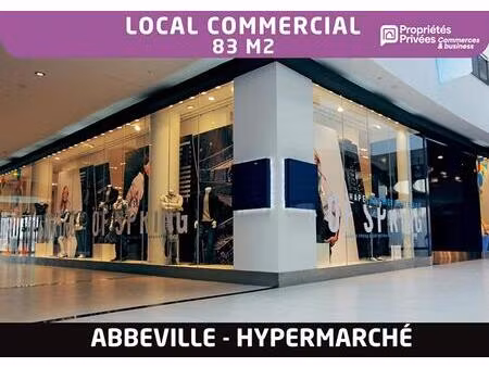 local commercial 83 m2 - hypermarché abbeville