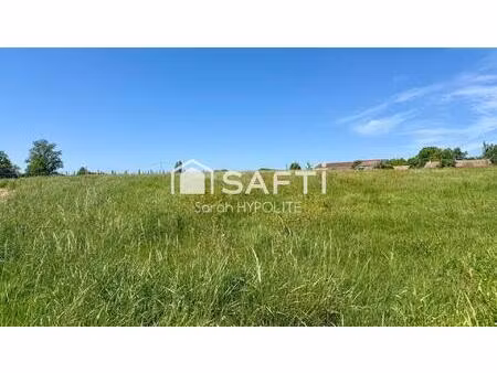 terrain de 700 m2 avec vue sur les vignes