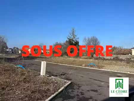 dannemarie - rare terrain constructible 509 m2 plat et v