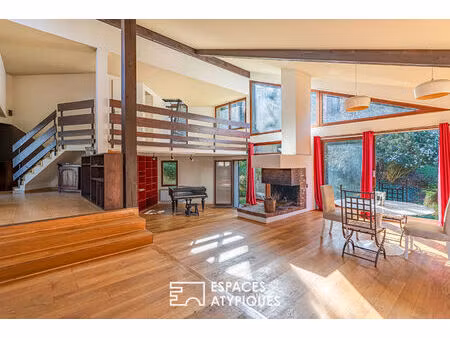 superbe maison d'architecte et son appartement indépendant en rez de jardin