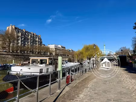 vente péniche 5 pièces 75 m² à paris 12ème (75012)  450 000 €