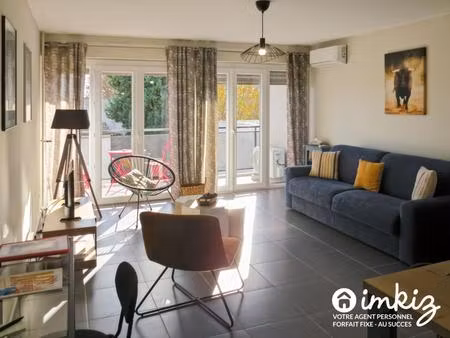 t2 nîmes centre gare rénové avec parking privatif