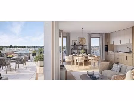 magnifique 5 pieces en dernier etage avec terrasses