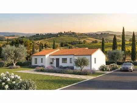 terrain avec maison neuve à vendre