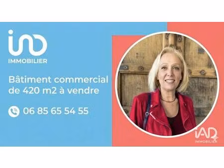 vente murs commerciaux 420 m²