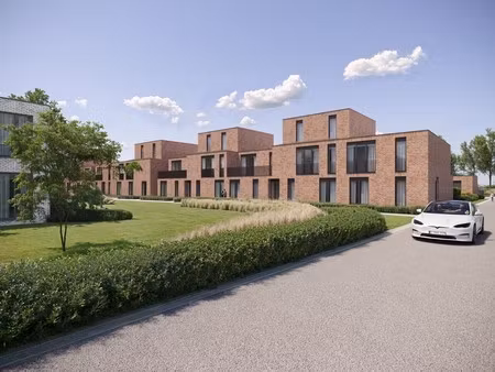 gelijkvloers nieuwbouwappartement met ruim terras en privatief tuintje in een prachtige pa