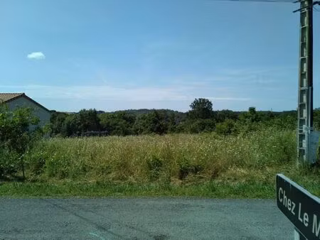 vente terrain 1500 m² orignolles (17210)