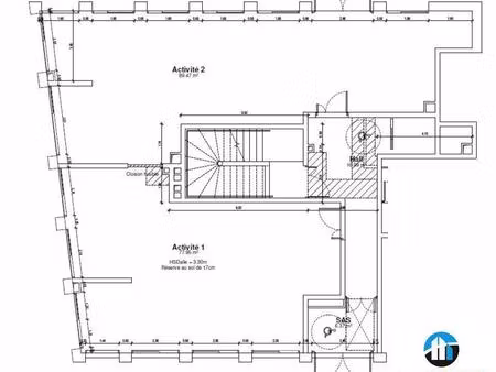 vente local d'activités 77 m²