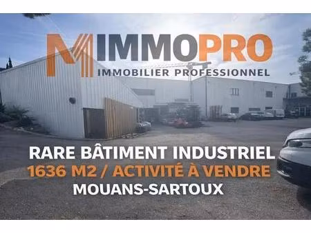 vente entrepôt mouans sartoux 06370 1646m²