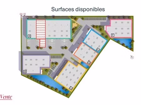 vente local d'activités 848 m² à 5 390 m²