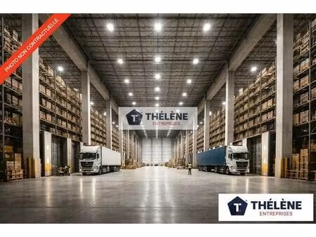 vente entrepôt 1 800 m²