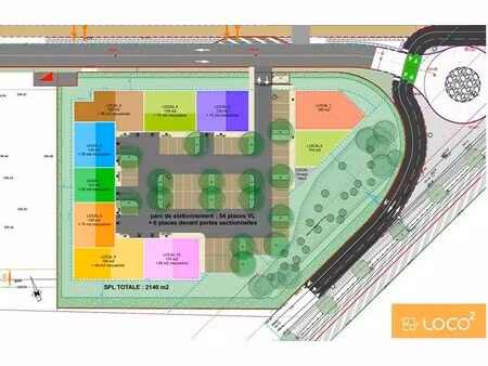 vente local d'activités 2 140 m²