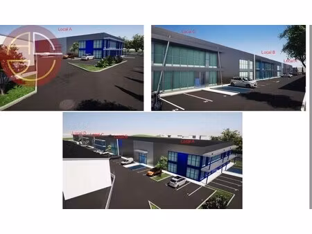 vente entrepôt 608 m²