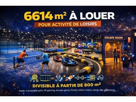 location local d'activités 800 m² à 6 614 m²