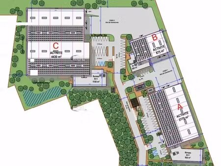 location entrepôt 983 m²