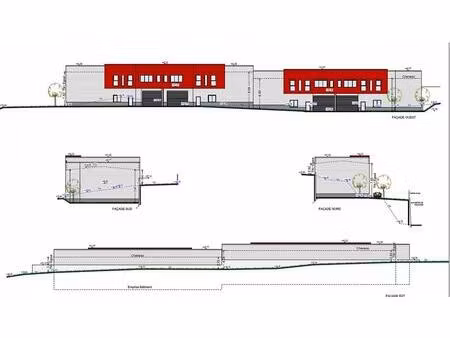 location local d'activités 338 m² à 1 360 m²