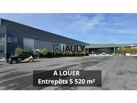 location entrepôt 820 m² à 5 520 m²