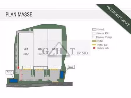 location bureaux 4 927 m²