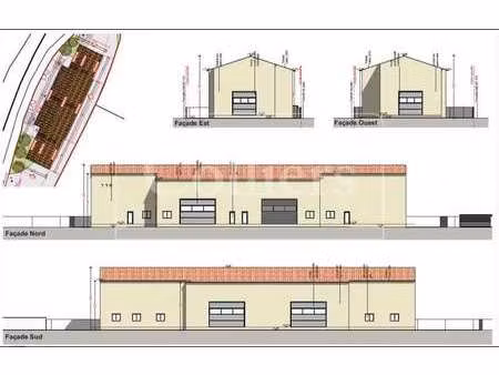 location local d'activités 366 m² à 765 m²